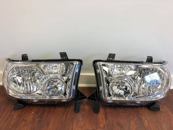 Headlights for 2007-2013 Toyota Tundra 08-17 Sequoia Headlamp Left+Right