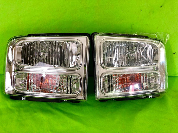 Ford F-250 F-350 Super Duty Excursion Harley Headlights Set