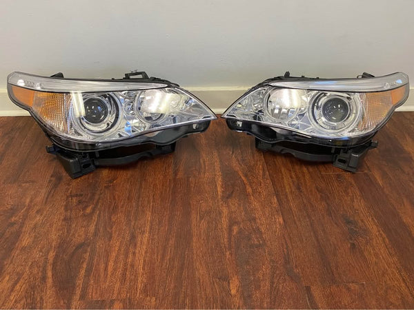 HID Headlights Set For 04-07 E60 BMW 5 Series Sedan 525i,530i,545i,550i