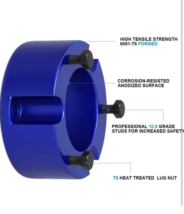 Leveling Lift Kit Compatible for Tacoma, 3 inch Front and 2 inch Rear Forged Strut Spacers