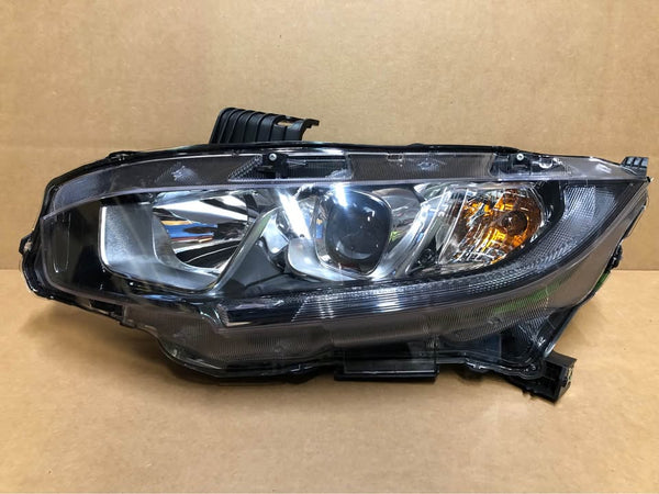 For 2016 2017 2018 2019 2020 Honda Civic Left Driver Side Headlight Assembly LED