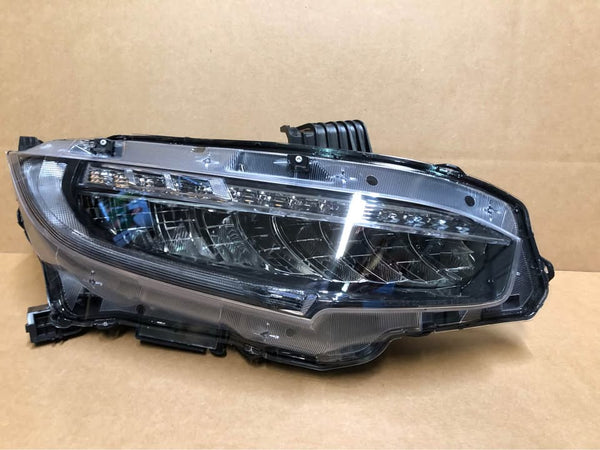 Headlight LED Type Right Passenger Fits 2016-2021 Honda Civic Type R Sedan/Hatchback/Coupe