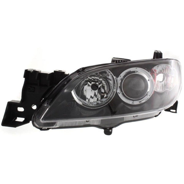 Left Headlight Lamp For 2004 2005 2006 2007 2008 2009 Mazda 3 Sedan Driver Side