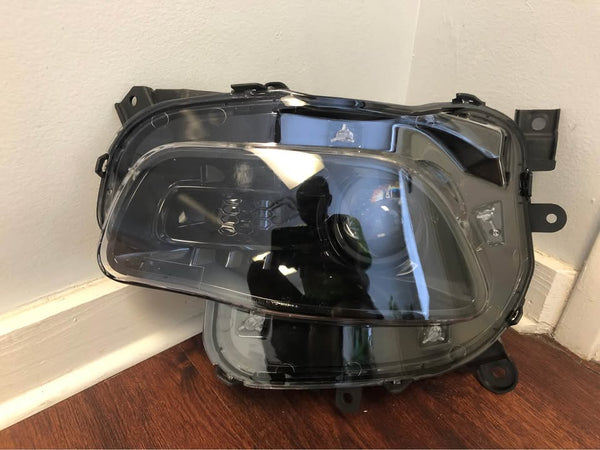 Headlight For 2014-2017 Jeep Cherokee Left Black Trim With Bulb