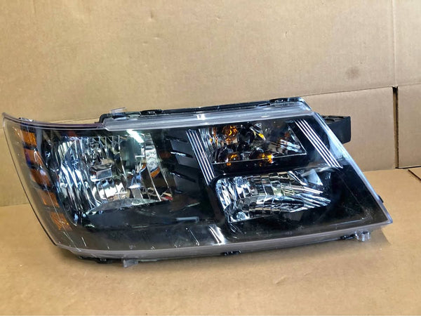 Headlight For 14-20 Dodge Journey Black Trim Right Passenger Side Halogen